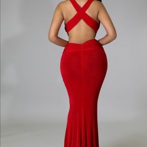 Elegant Ruby gown any special occasion including a wedding or prom